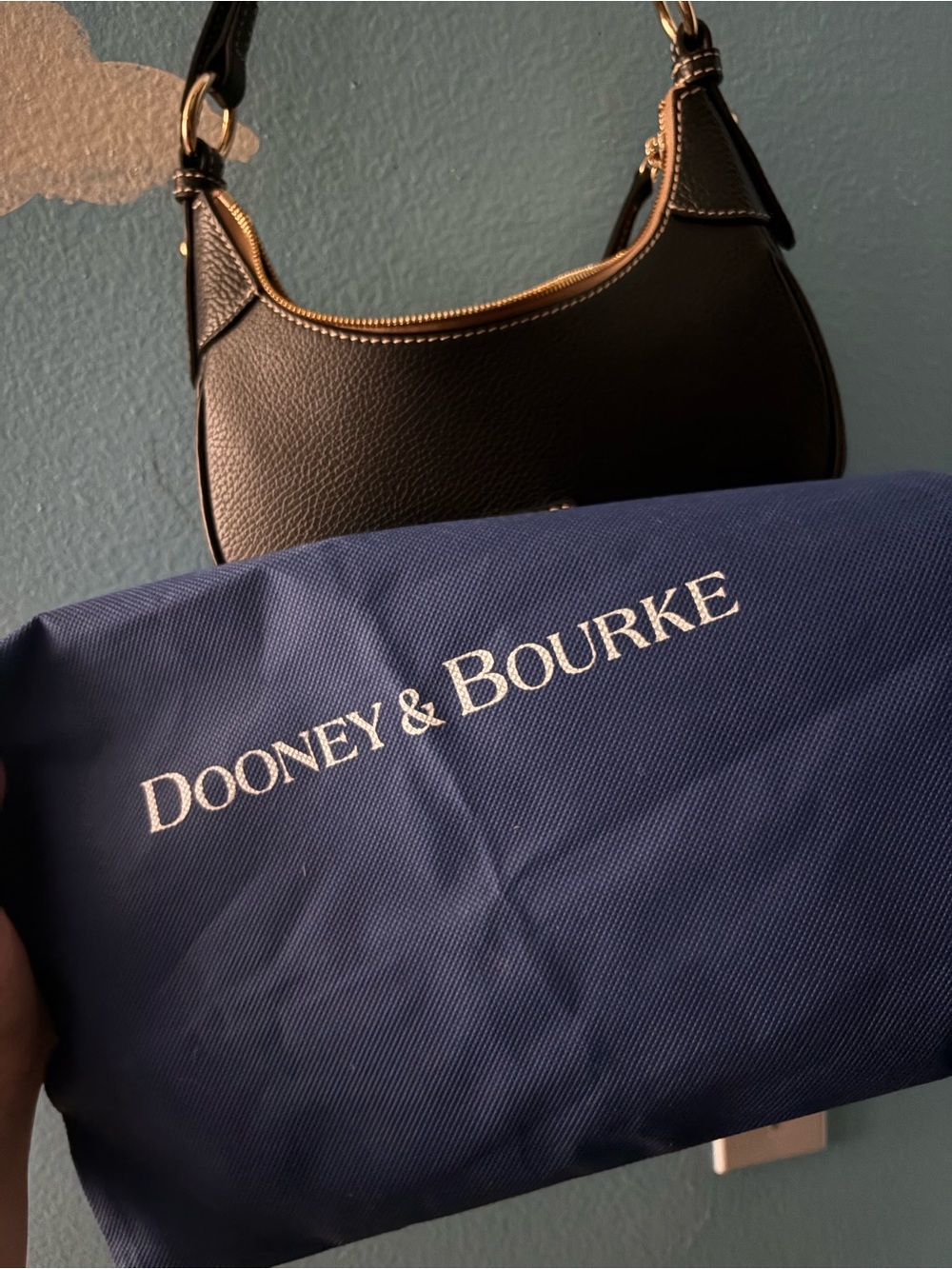 NWT - Dooney & Bourke Lucca Leather Hobo Bag - Picture 7 of 16
